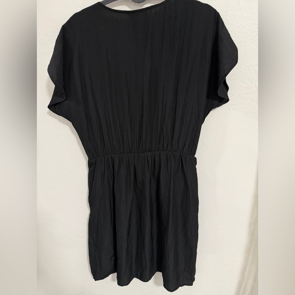 Tie-Front Flutter Short Sleeve Mini A-Line Dress - Universal Thread Medium NWT - Picture 11 of 15